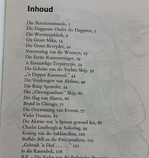 Dertig dapper manne deur Eric Thompson. `n Versameling van ware avontuurverhale