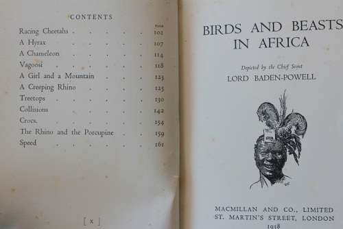 Birds & Beasts in Africa by Lord Baden-Powell-1938