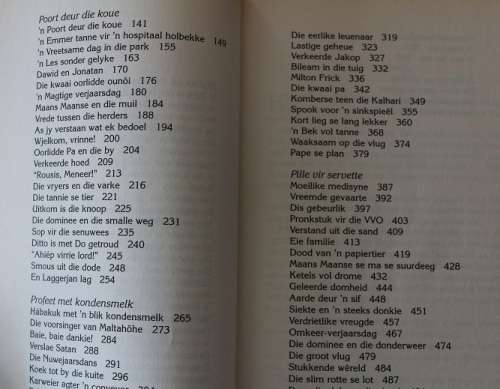 Spieserye deur Jan Spies. Versameling vertellings