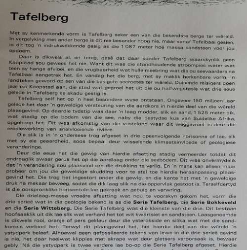 Tafelberg en die Sweefspoor deur T.V. Bulpin