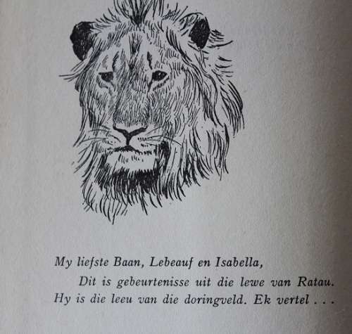 In die Doringveld deur T.G. Nel. Gebeurtenisse uit die lewe van Ratau die leeu van die Doringveld
