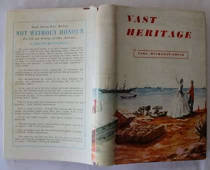Vast Heritage by Vera Buchanan-Gould. Historic novel set amongst the Eastern Cape 1820 Settlers.