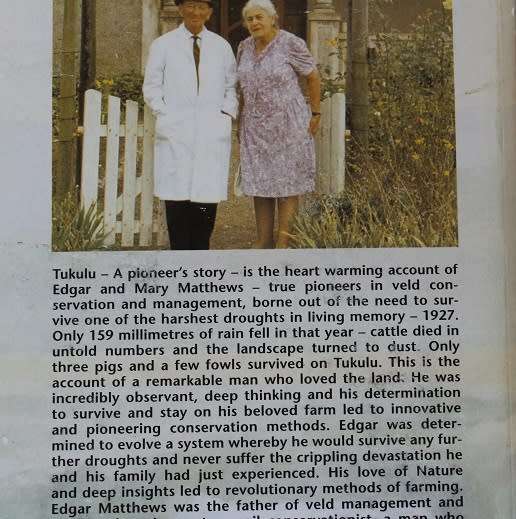 Tukulu by Edgar Dawson Matthews. A Pioneers`s Story. Eastern Cape history