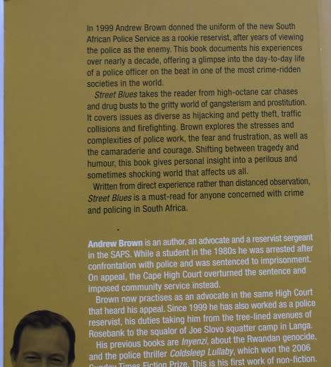 Streetblues by Andrew Brown. The experiences of a reluctant policeman