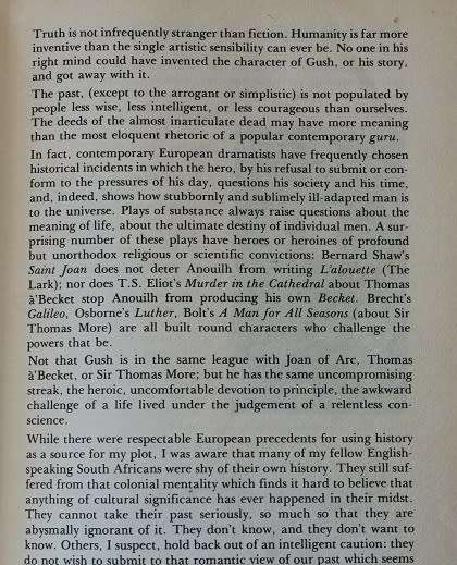 Richard Gush of Salem by Guy Butler. Eastern Cape Settlers history