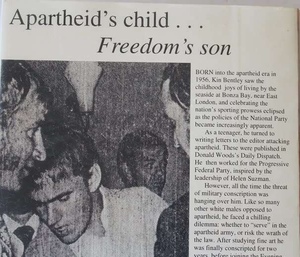 Apartheid`s child... Freedom`s son by Kin Bentley. Eastern Cape content.