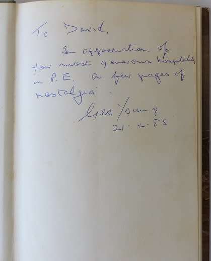 Farewell to the tramps by George Young. The unsung heroes. Signed!!