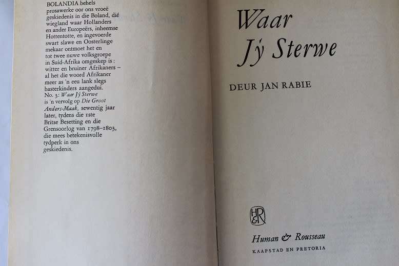 Waar jy sterwe deur Jan Rabie--Bolandia 3