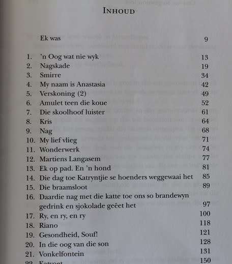 Katvoet deur Riana Scheepers.