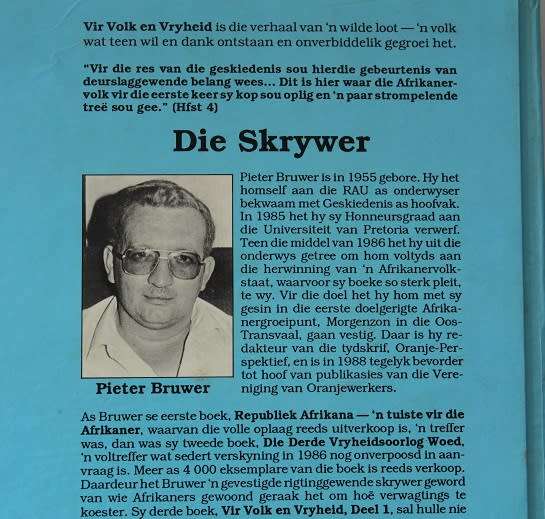 Vir Volk en Vryheid deur P.F. Bruwer.