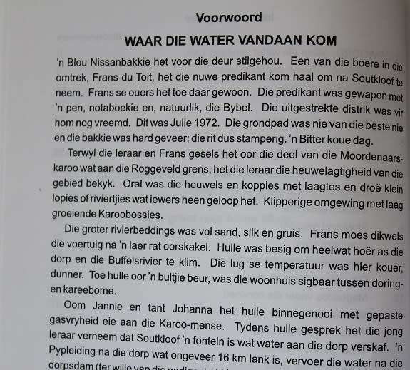 Die Dorp in die dam deur Klasie Steenkamp. Laingsburgvloed se onvertelde stories. Geteken !