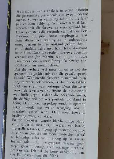 Die Soekende Mens deur W.A. de Klerk.