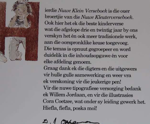 D. J. Opperman se klein verseboek