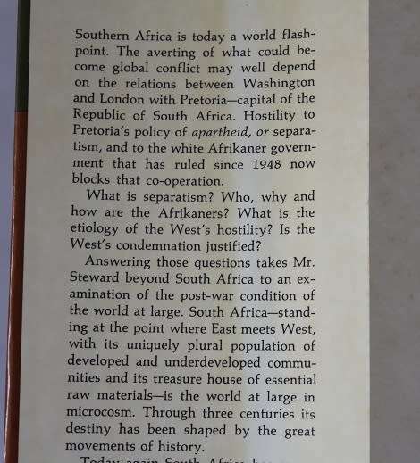The World, the West and Pretoria by Alexander Steward