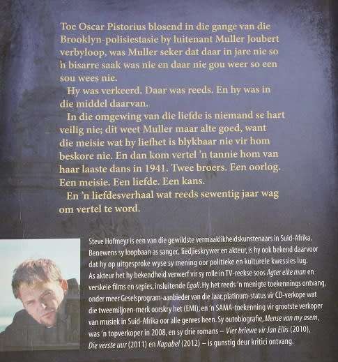 Laaste dans, Drienie deur Steve Hofmeyr.