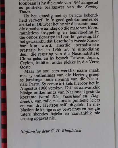 Die Verkrampte Aanslag deur J.H.P. Serfontein