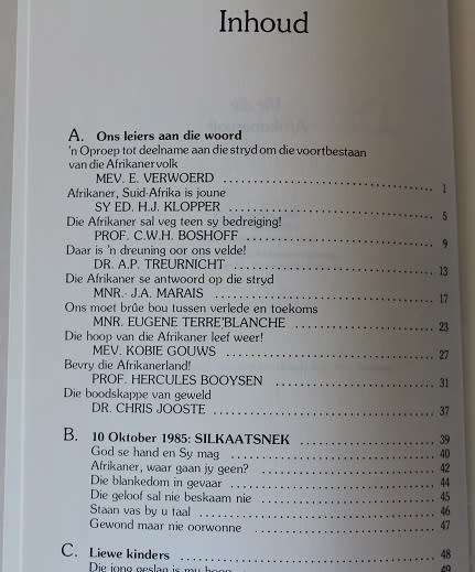 Die Afrikaner se hoop leef ! deur A. Boshoff (red.)