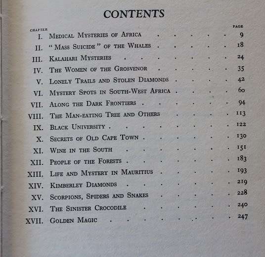 Secret Africa by Lawrence G. Green.