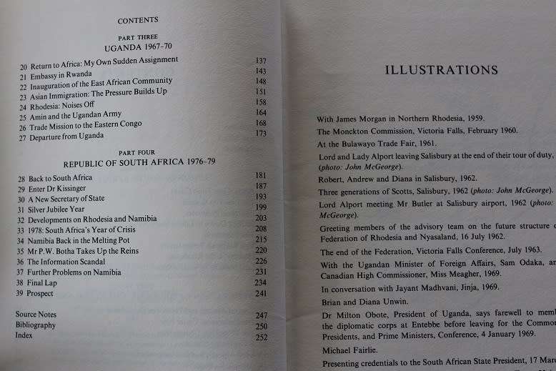 Ambassador in Black and White by David Scott. Thirty years of changing Africa.
