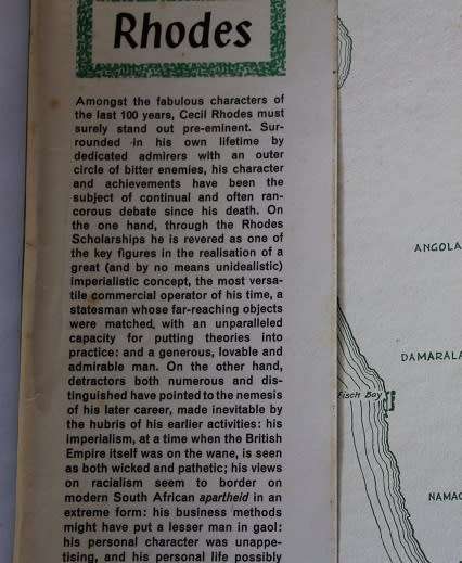 Rhodes by J.G. Lockhart and C.M. Woodhouse. A new biography based on the Rhodes papers.