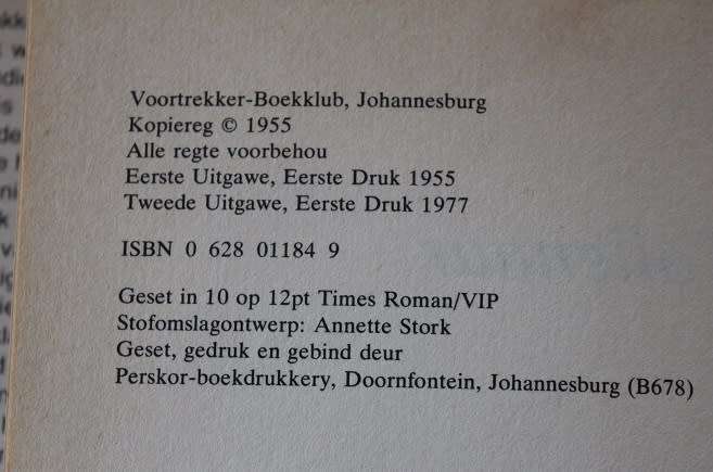 Die Tollenaar deur F.A, Venter.
