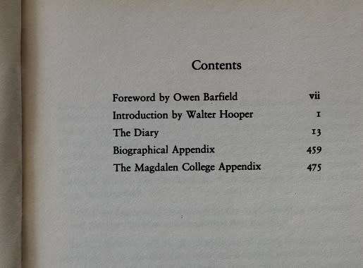 All my road before me by C. S. Lewis edited by W. Hooper. The diary of Lewis 1922-1927