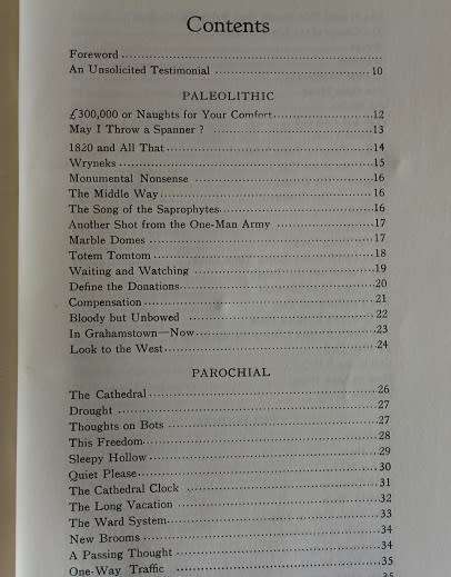 Songs from the Settler city by Harold Goodwin. Poems of the Settler city Grahamstown.