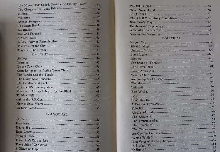 Songs from the Settler city by Harold Goodwin. Poems of the Settler city Grahamstown.