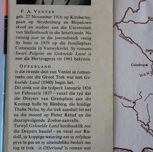 Offerland deur F.A. Venter