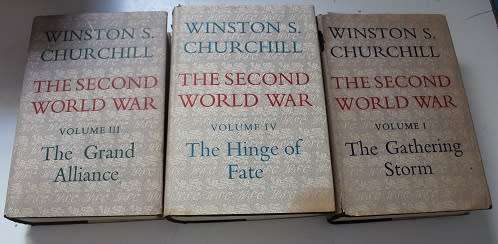Winston S. Churchill. The Second world war volumes 1, 3 and 4
