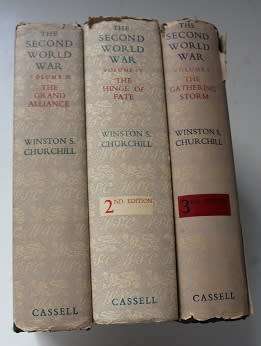 Winston S. Churchill. The Second world war volumes 1, 3 and 4