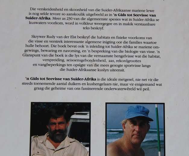 `n Gids tot seevisse van Suider-Afrika deur Rudi van der Elst.