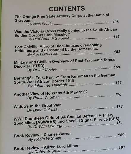 2 x Mlitary History Journals/ Krygshistoriese Tydskrifte