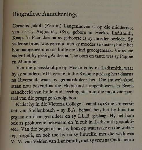 Loeloeraai deur C.J. Langenhoven