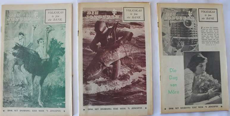 3 X Jongspan Tydskrifte- 4 Feb, 11 Feb en 18 Feb. 1963