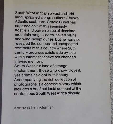 South West by Gerald Cubitt & Johann Richter