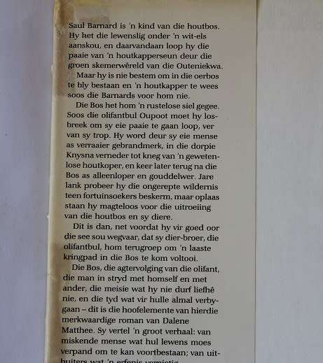 Kringe in`n bos deur Dalene Matthee