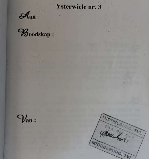 Ysterwiele 3 deur Werna Marirz. Op die spoor van treine.