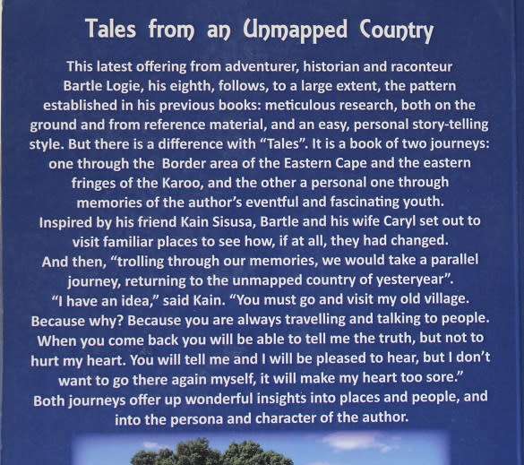 Tales from an unmapped country by Bartle Logie. Signed !