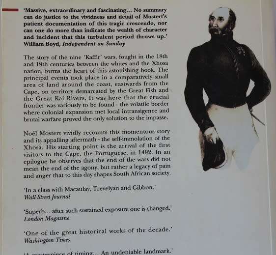 Frontiers by Nëol Mostert. Tragedy of the Xhosa People