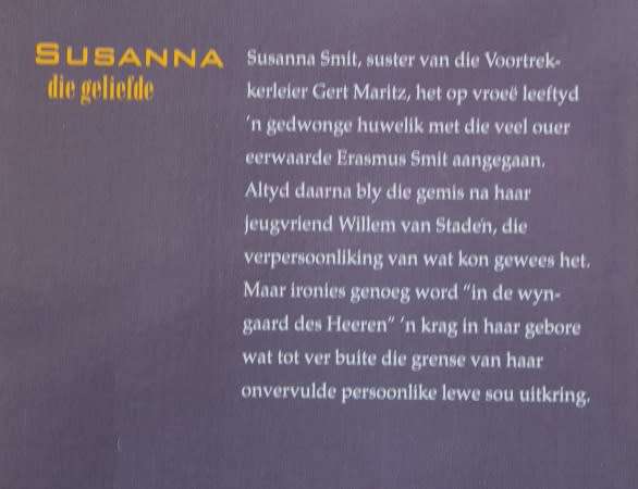 Susanna die geliefde deur Margaret Bakkes