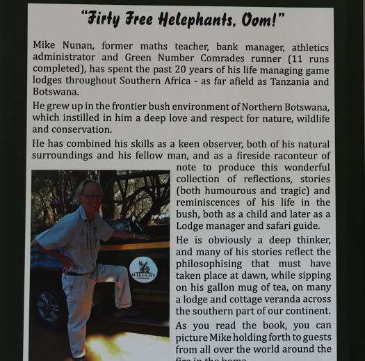 `Tirty Tree Helephants, Oom !` & other reflections by Mike Nunan. Signed !