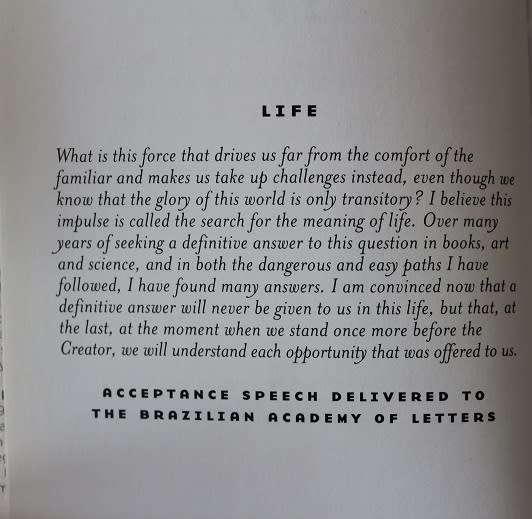 Life by Paulo Coelho. Selected quotations