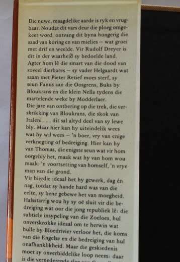 Bedoelde Land deur F.A. Venter