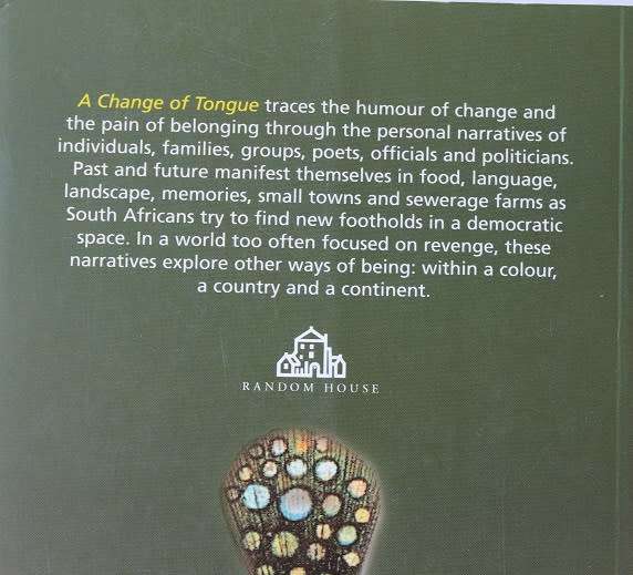 A change of tongue by Antjie Krog
