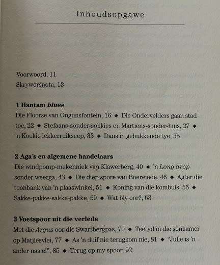 So was dit deur Johan van Wyk. Stories van gister en vandag.