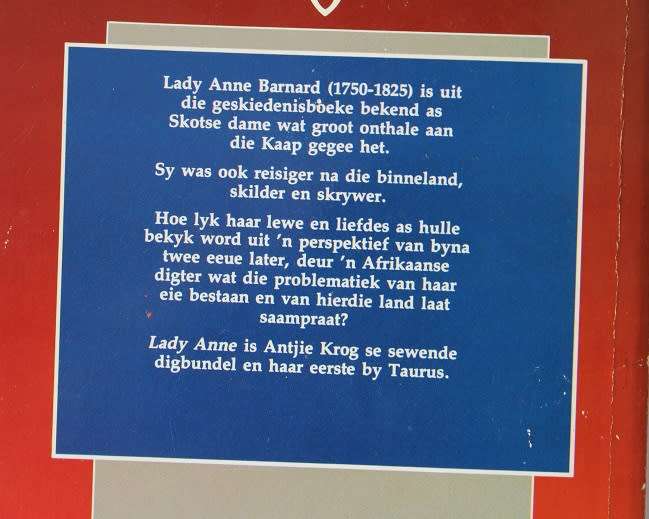 Lady Anne  deur Antjie Krog