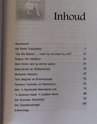 Die Pienk Traaisiekel deur Nico Moolman. Vanmelewe se Liegendes & Ellendes