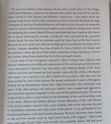 Even the cows were amazed by Gillian Vernon. Shipwrecks survivors in South East Africa 1552-1782