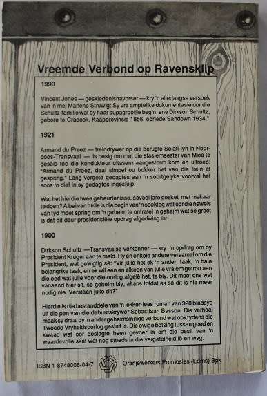 Vreemde verbond op Ravensklip deur Sebastiaan Basson